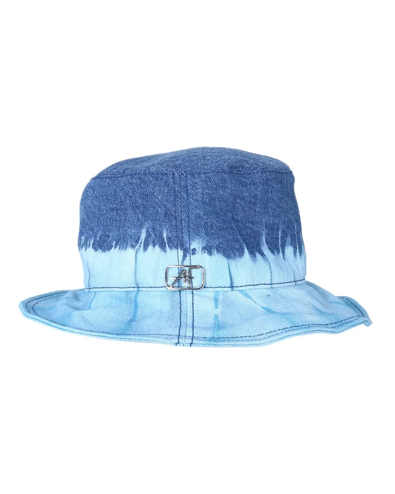 Alberta Ferretti 36010182_1342 Tie-Dye Cotton Bucket Hat — Blue Blue