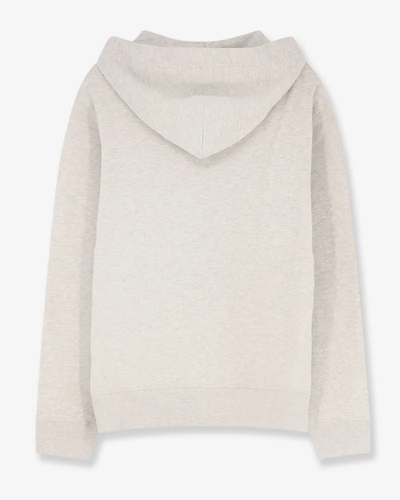 Ralph Lauren Men's Hooded Zip-Up Sweatshirt Grey Cotton Sweatshirts Sweater Gray