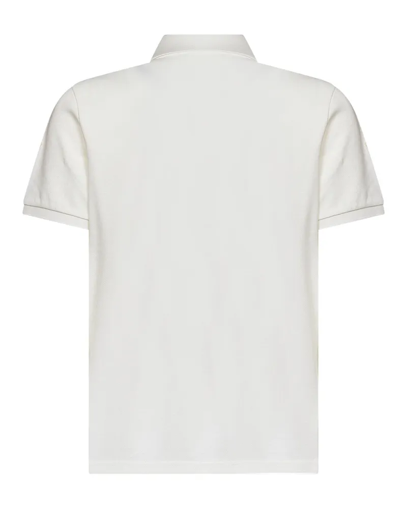 Moncler Cotton Piqué Polo Shirt — White White
