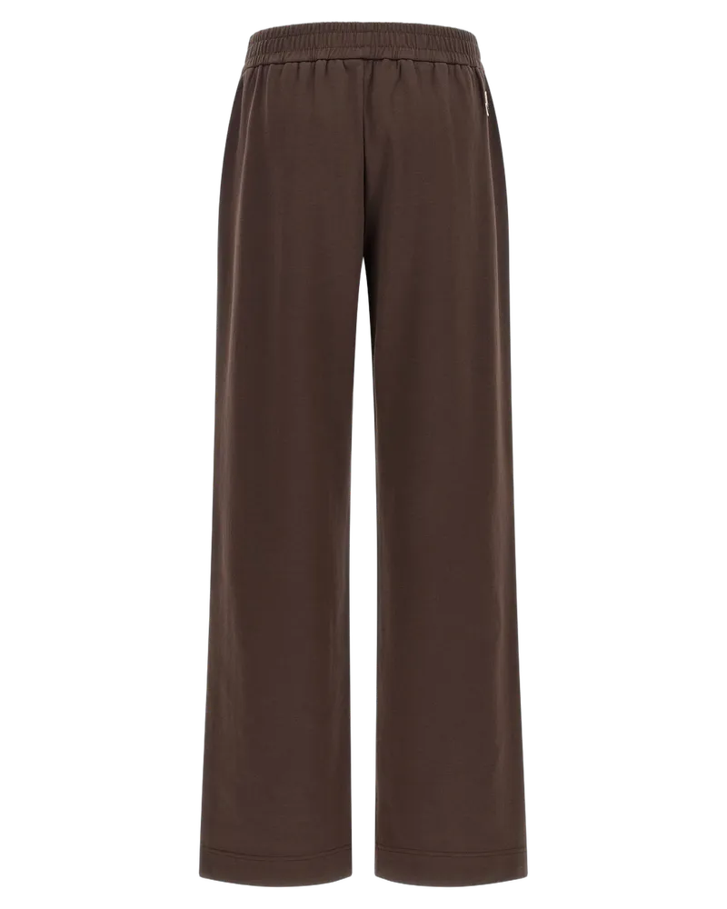 Moncler Women's Brown Cotton Joggers (workout Pants Brown