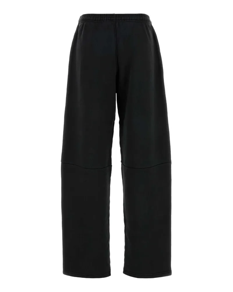 Alexander Wang Women's Slate Cotton Joggers Black Exterior: Pantaloni Trousers Black