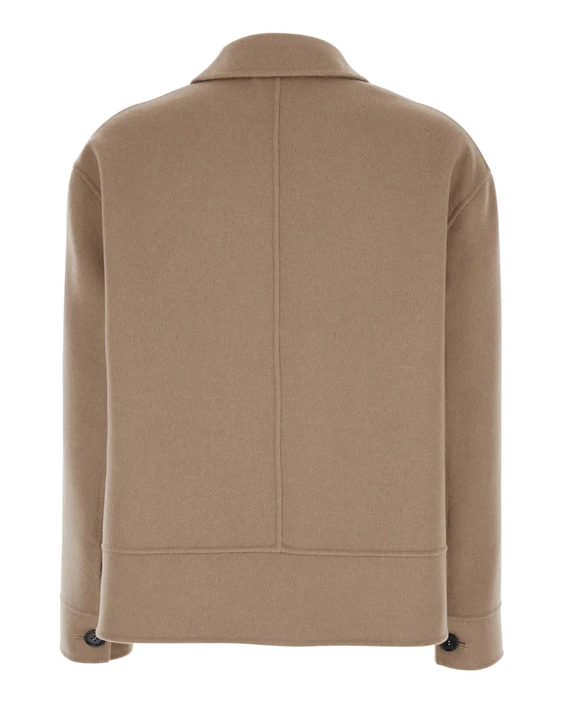 Max Mara Women's Jacket Simona Beige Wool Virgin Blazers Beige