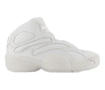 Women's Aw Hoop Sneakers Leather White Shoes