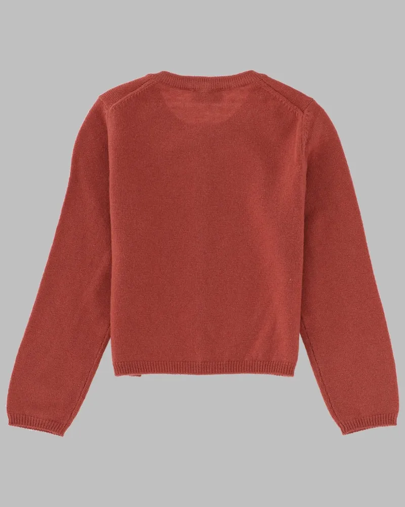 Il Gufo Wool Knit Sweater — Brown Brown