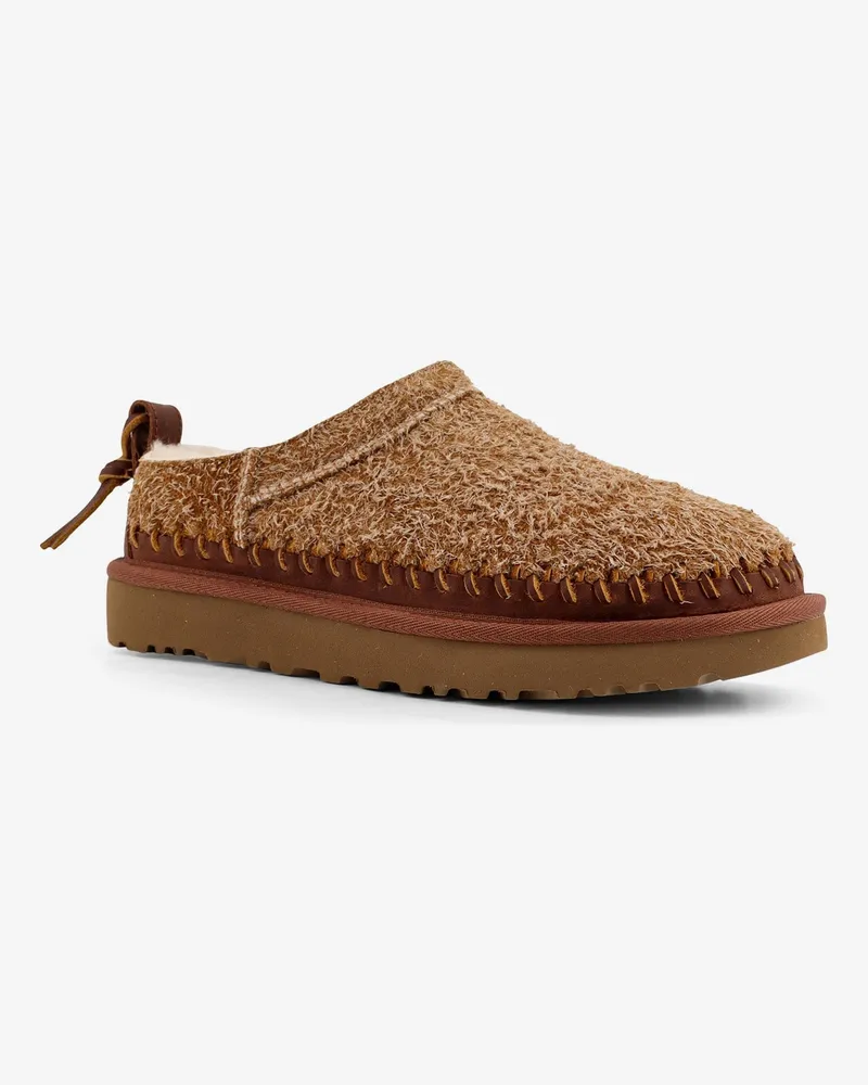 UGG Women's Slip-On Loafers Micro Biarritz Suede Brown Brown