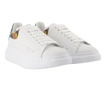 Men's Oversized Sneakers -  Leather White Calfskin Shoes