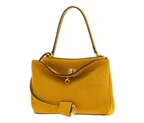 Women's Rodeo Top Handle Bag Yellow Suede