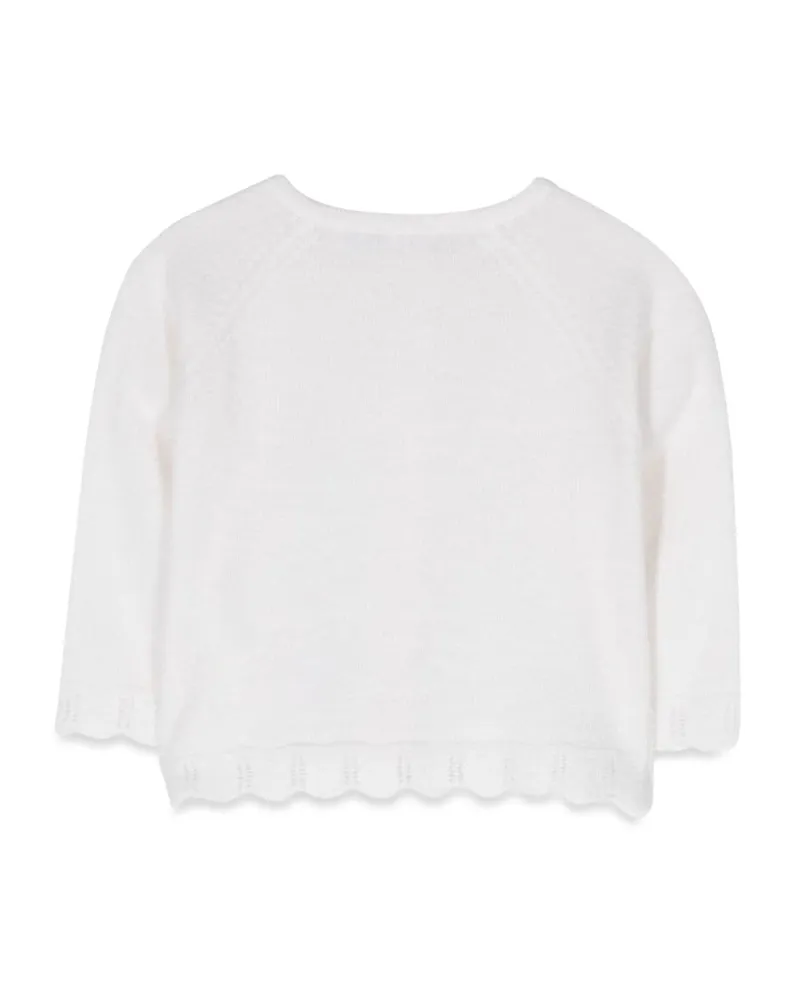 Tartine et Chocolat Cashmere Cardigan — Beige Beige