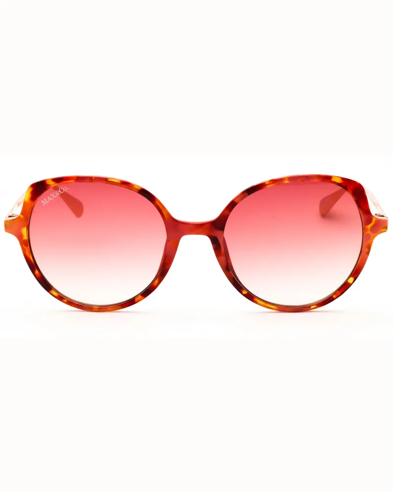 MAX&Co. Women's Mo0088 Sunglasses Brown Red