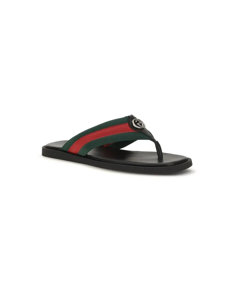 Gucci Maverik Flip-Flop Sandal — Black Black