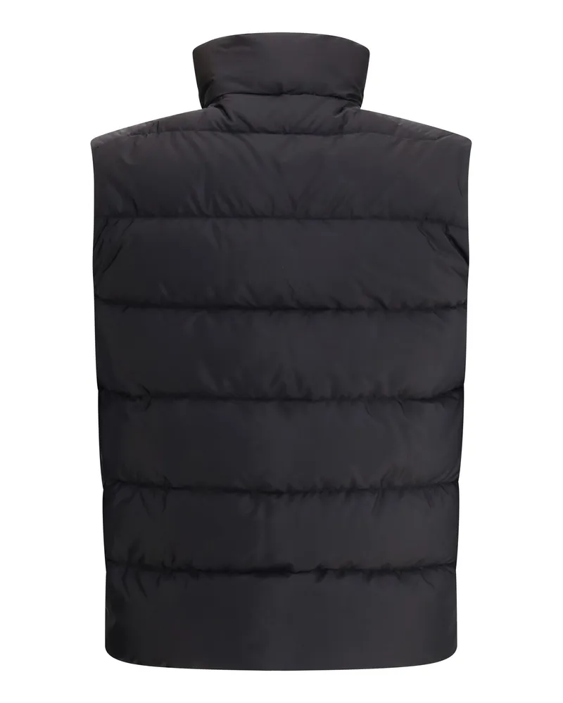 Prada Men's Re-Nylon Down Vest Nero Recycled Polyamide Padded & Jackets Black