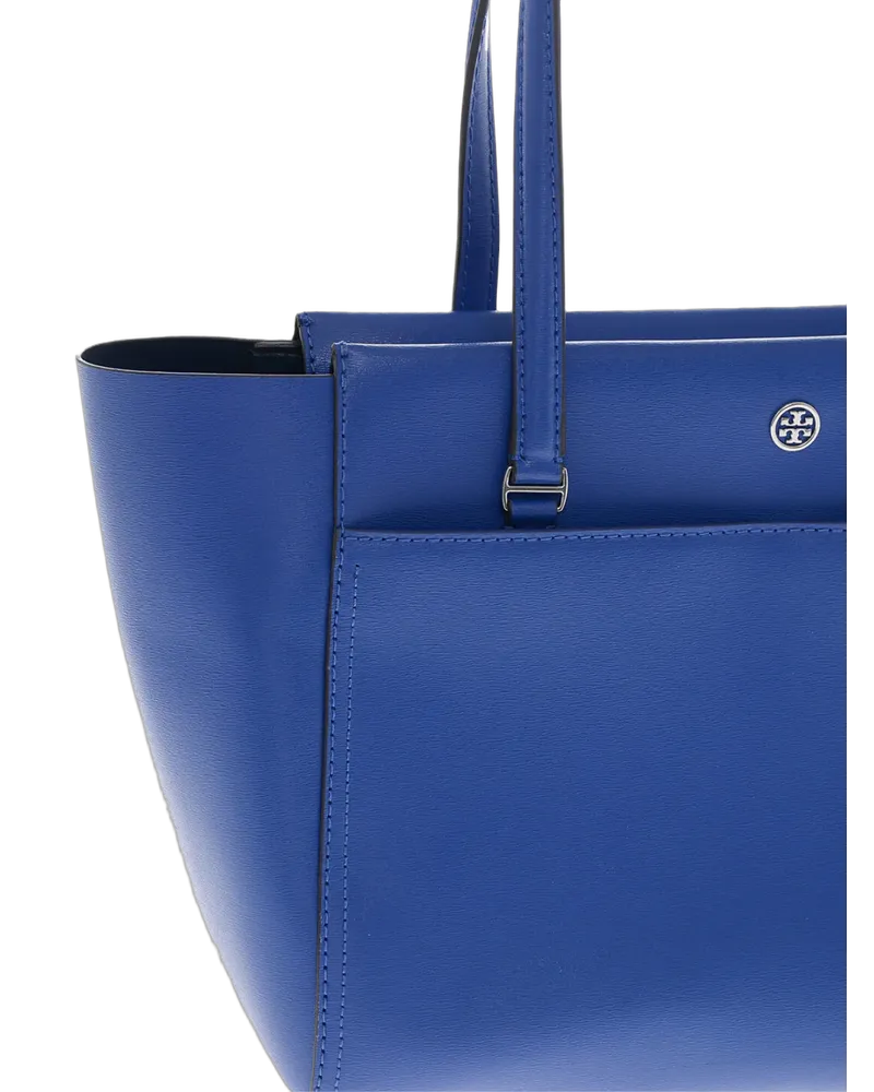 Tory Burch Women's Parker Logo Tote Bag Blue Blue