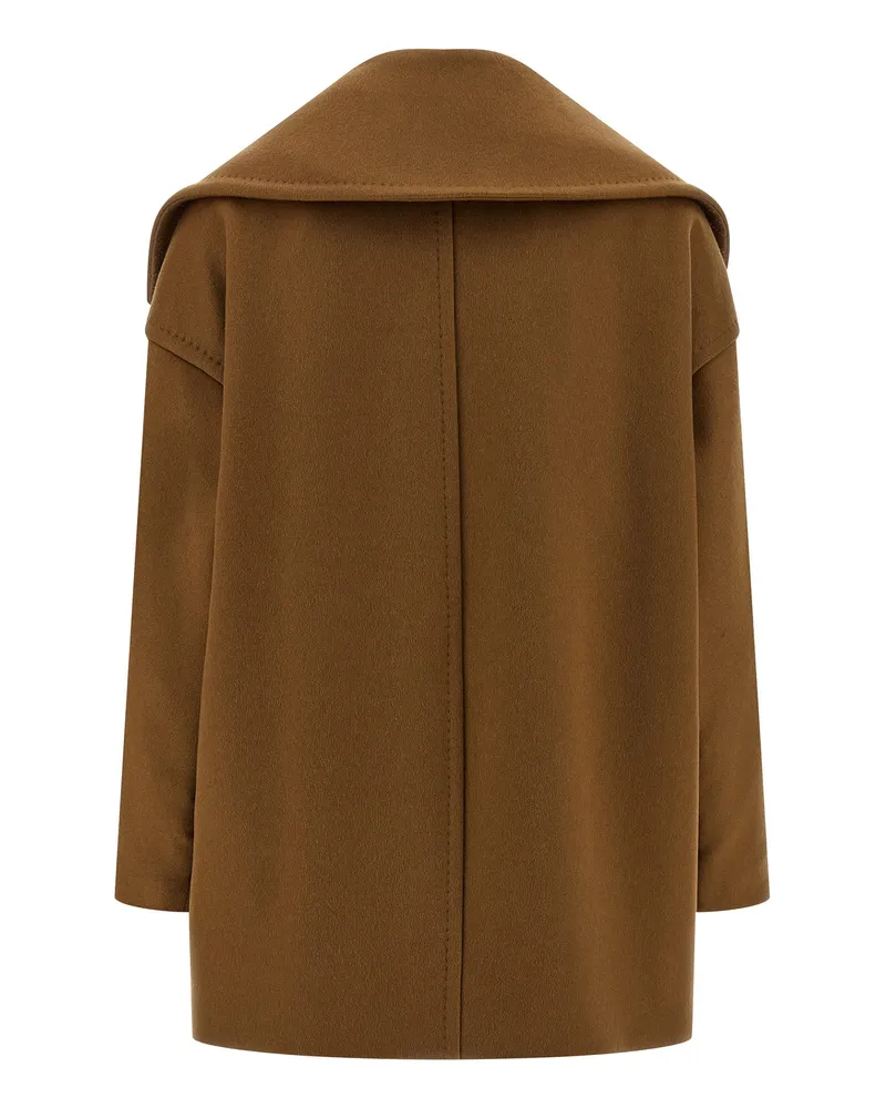 Max Mara Women's Brown Cashmere Coat Clothing Brown