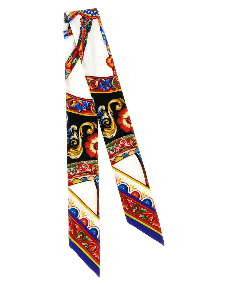 Dolce & Gabbana Women's Multicolor Silk Foulard Accessory Multicolor