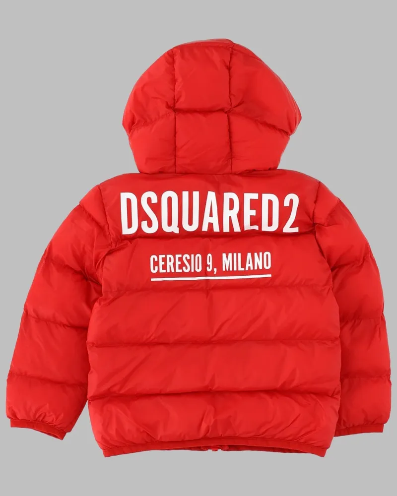 Dsquared2 Polyamide Jacket — Red Red