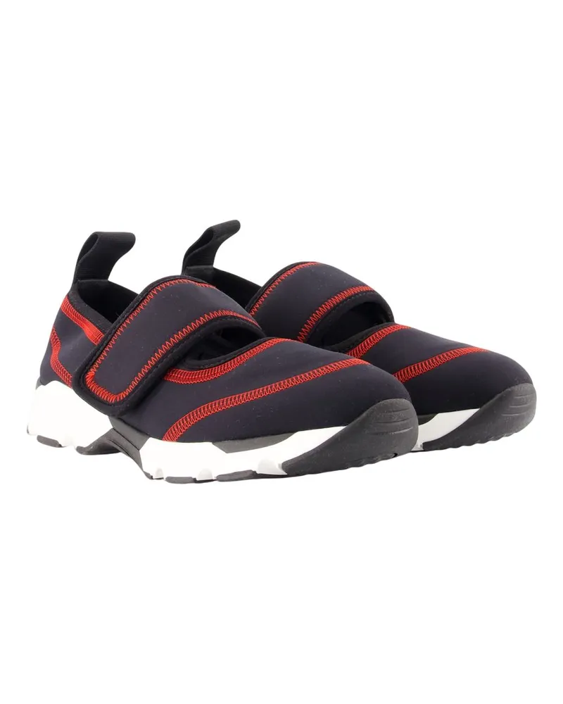 Marni Neoprene Slip-On Sneaker — Black Black