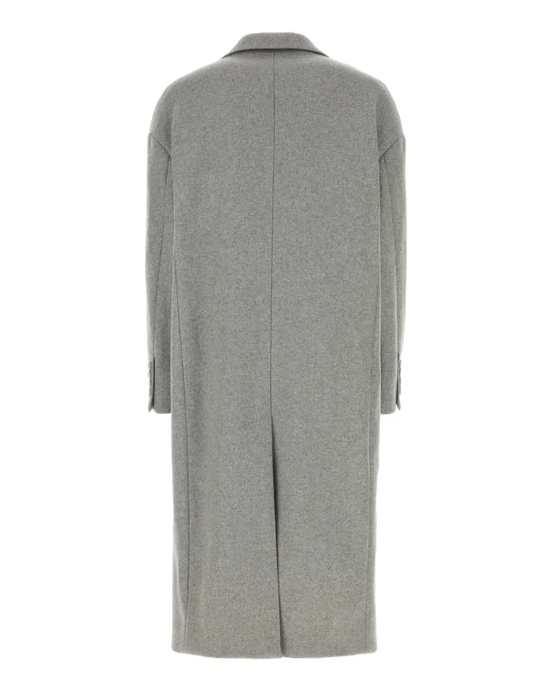 Dolce & Gabbana Men's Grey Wool Blend Coat S8290 Cappotti Gray