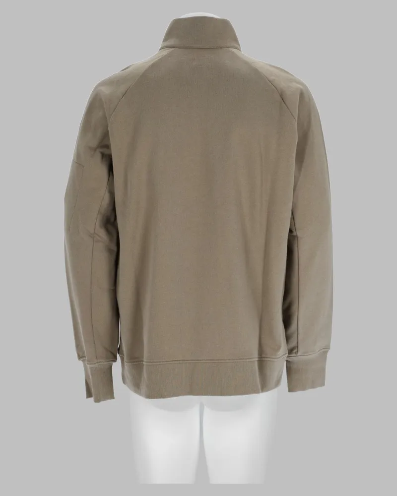 C.P. Company Cotton Fleece Sweatshirt — Gray Gray