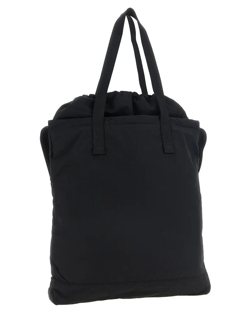 Kitsuné Nylon Tote Bag — Black Black