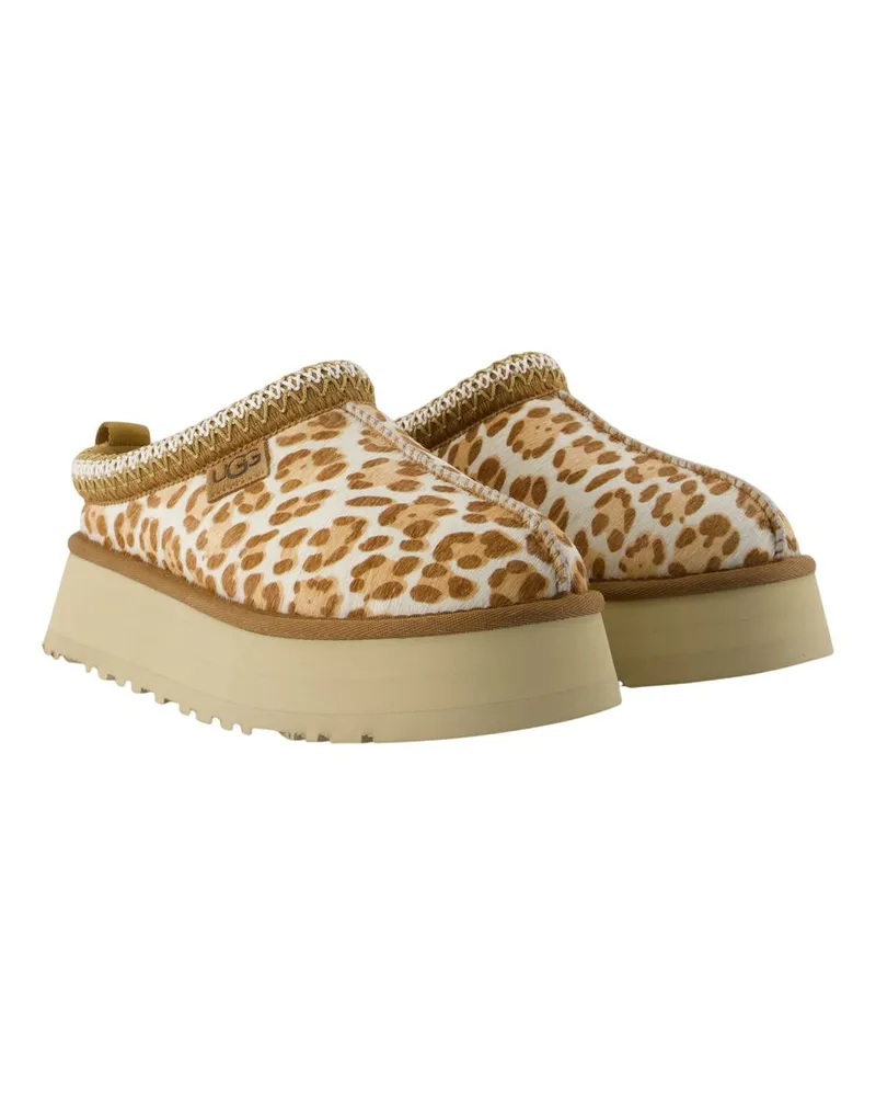 UGG Women's Tazz Plains Mules -  Leather Multi Other Shoes Beige