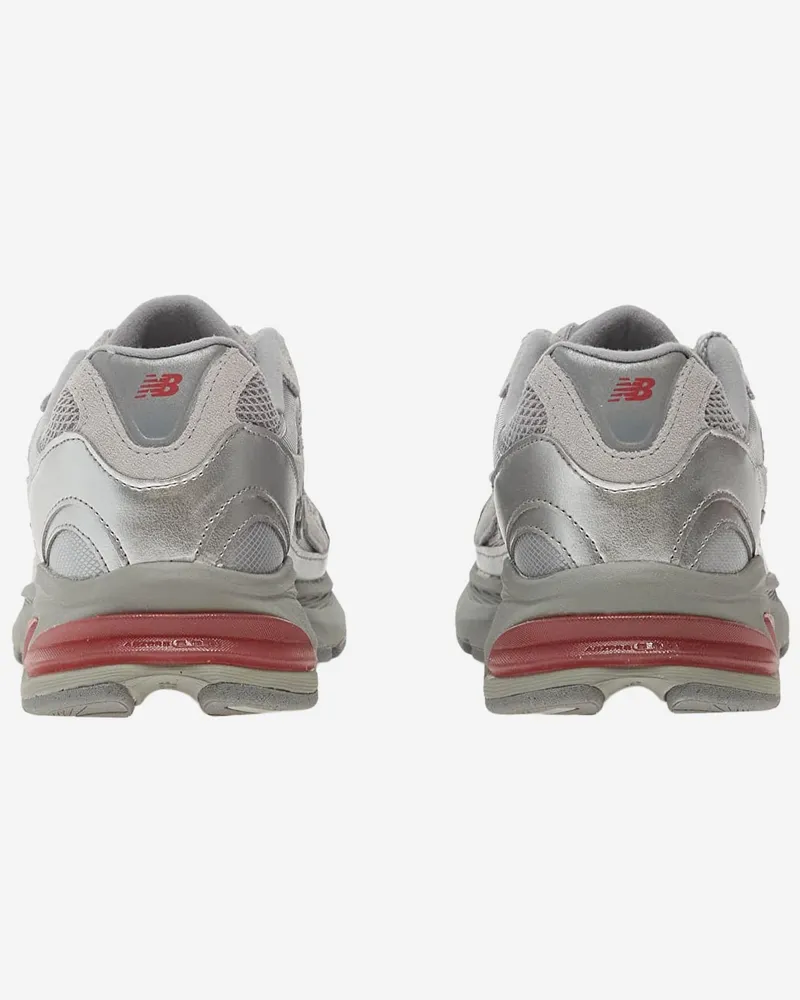 New Balance Unisex Sneakers Grey Leather Trainers Gray