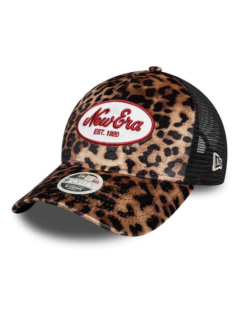 New Era Men's Trucker Cap 9forty Light Beige Crown Hat Brown