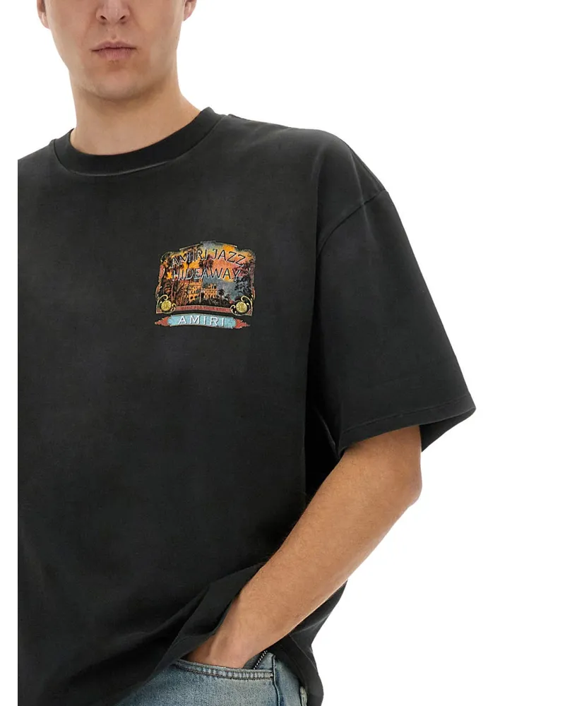 Amiri Jazz Hideaway T-Shirt — Black Black