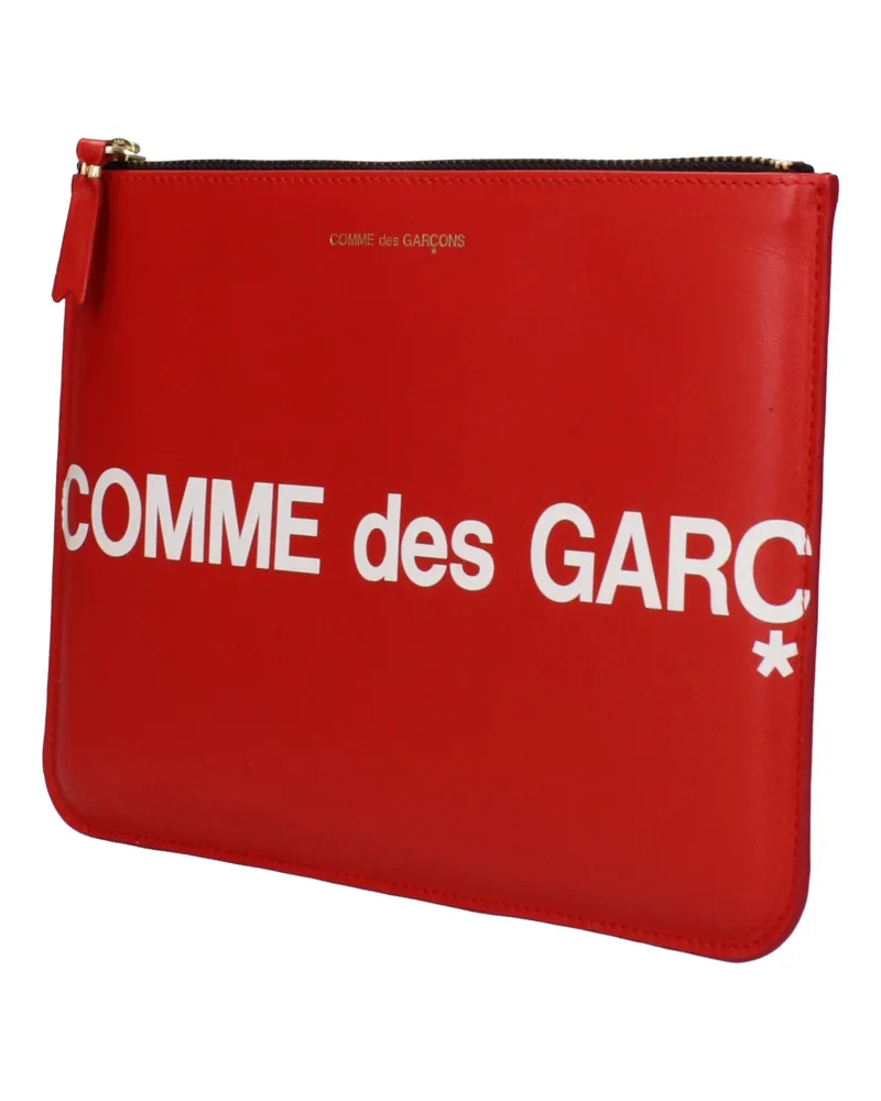 Comme des Garçons Leather Clutch — Red Red