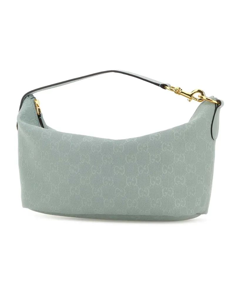 Gucci Women's Light Blue Canvas  Vanity Handbag Frozenicefricvrv T Cotton Polyester Borse A Mano Bag Blue