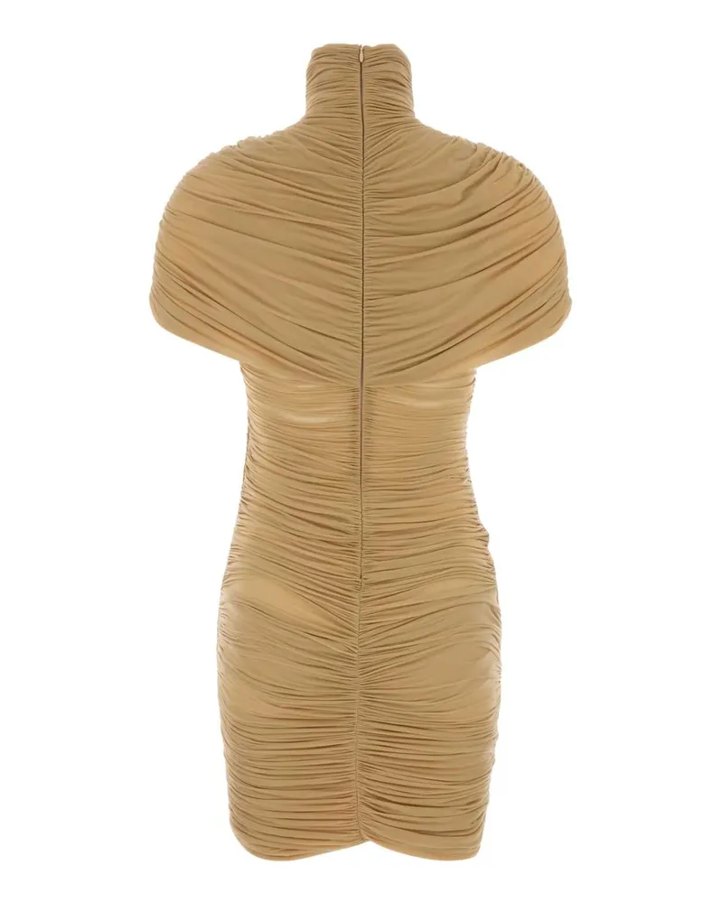 Magda Butrym Women's Beige Jersey Dress Cupro Elastane Beige