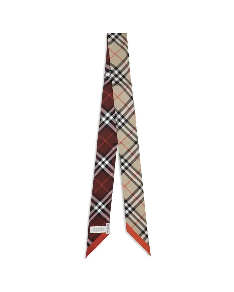 Burberry Women's Beige Silk Scarf Beige