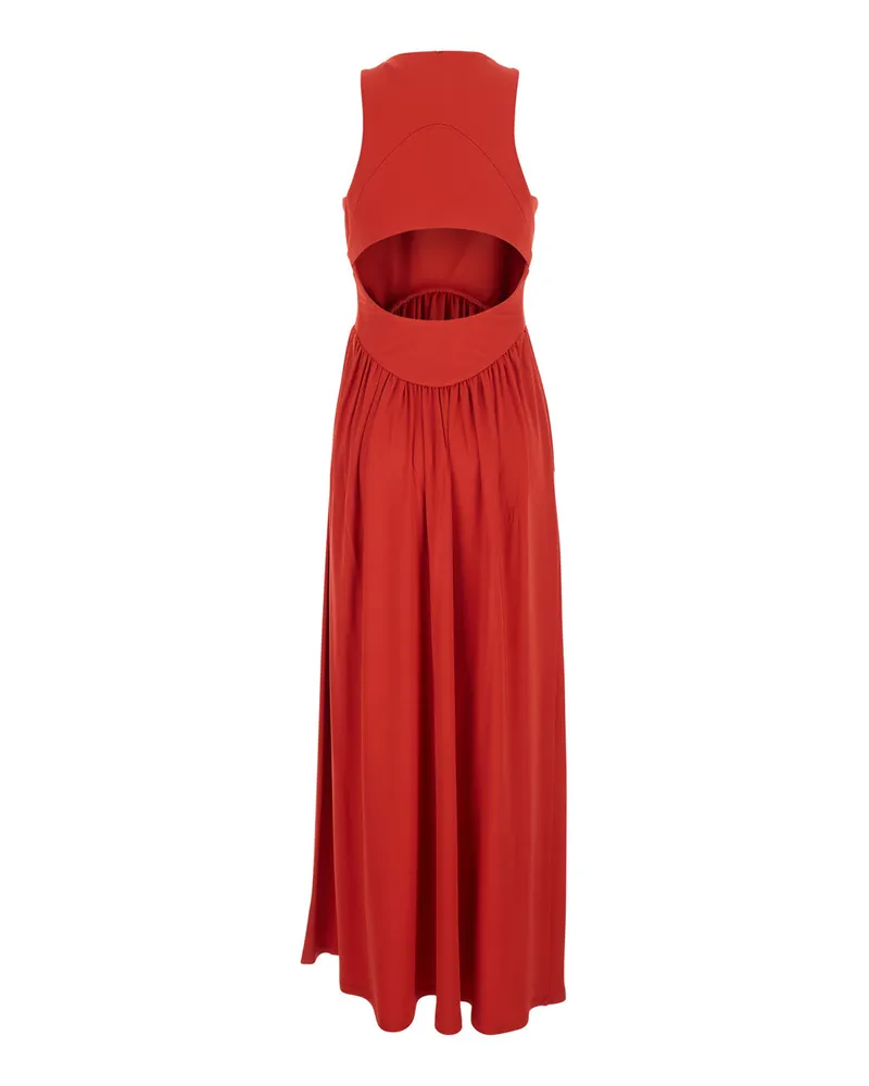 SPORTMAX Women Dress Spxpanino Red Viscose Red