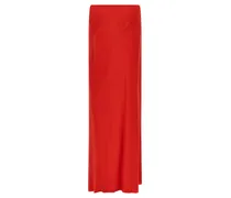 Viscose Mermaid Skirt — Red