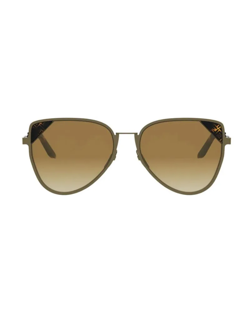 Fendi FE40189U95K Aviator Sunglasses — Green Green