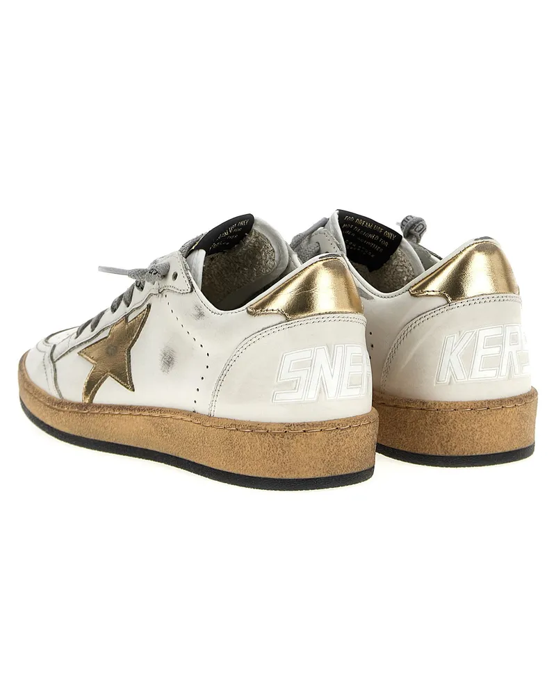 Golden Goose Ball Star Sneaker — White White