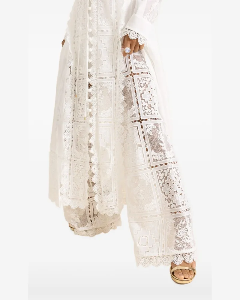 Zimmermann Aster Trousers — Ivory Ivory