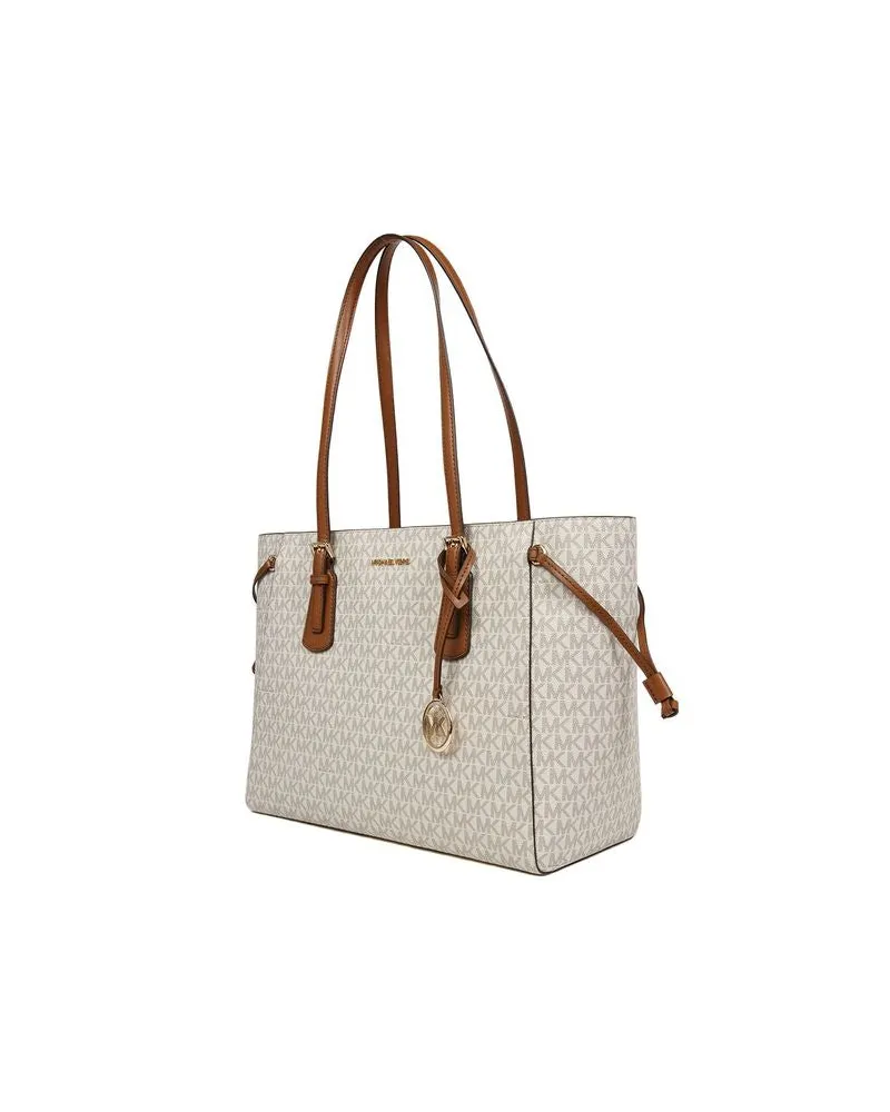 Michael Kors Women's Tote Vanilla Leather Tote-bags Beige