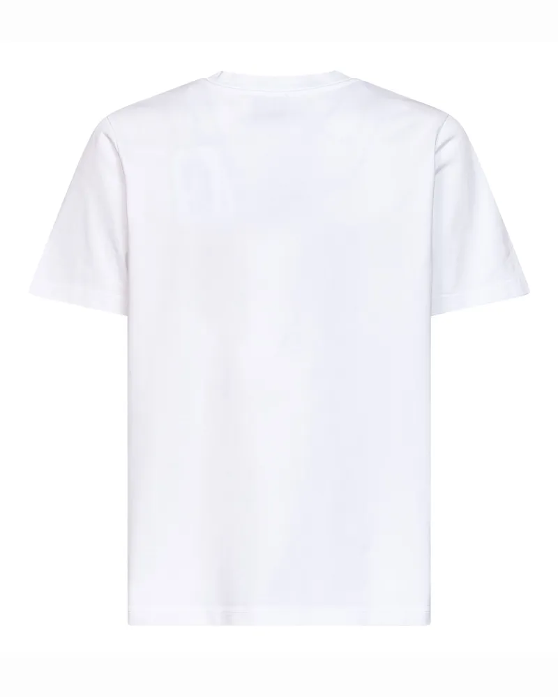Casablanca Paris Logo-Printed Organic Cotton T-Shirt — White White