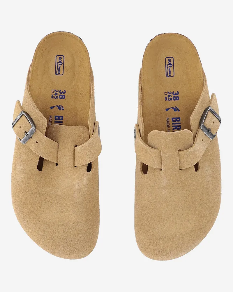 Birkenstock Boston Clog — Beige Beige