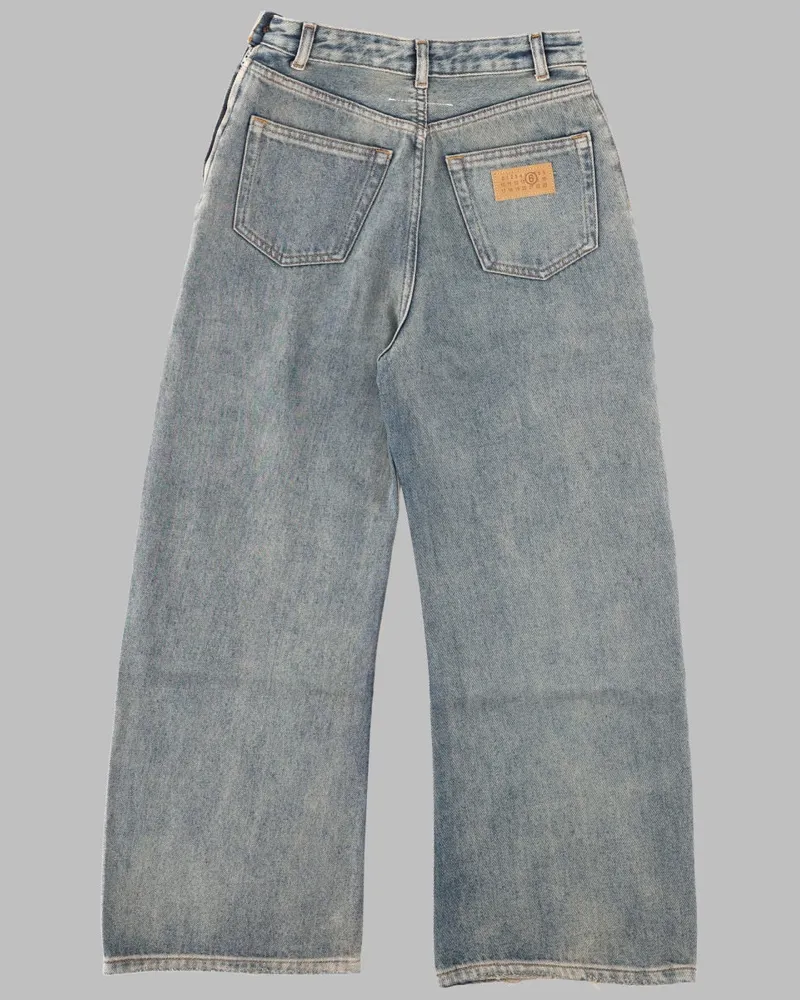 Maison Margiela Contrast Front Pocket Jeans — Grey Grey