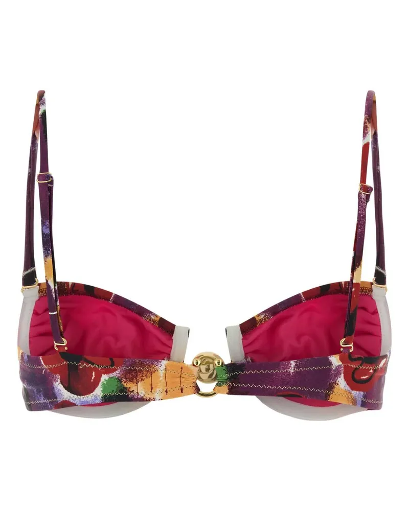 Reina Olga Hammond Bikini Top — Purple Purple