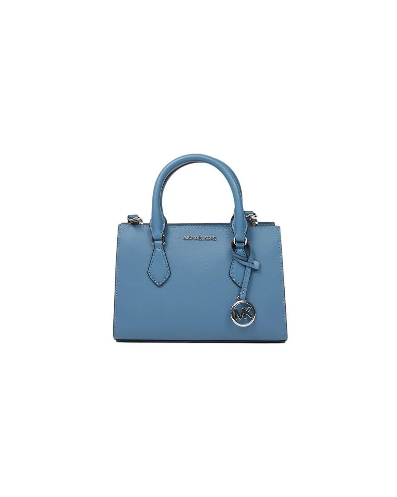 Michael Kors Women's Satchel Cornflower 88.coated Canvas Polyester Satchel-bags Blue