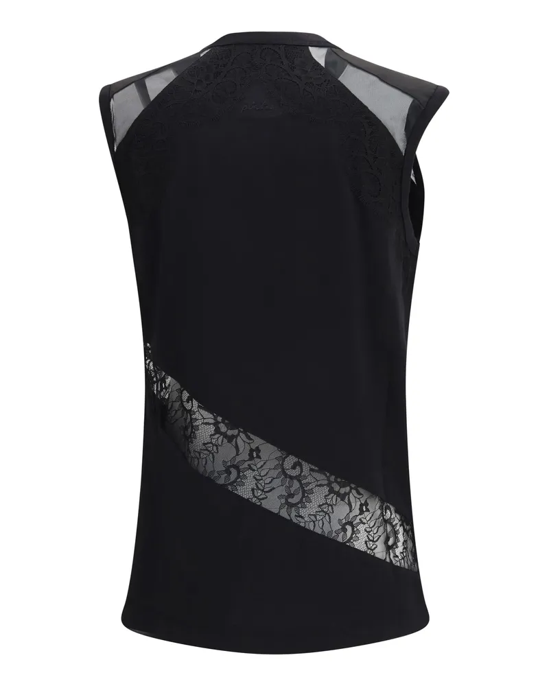 Pinko Women's Molly Top Nero Limousine Cotton Black