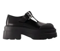Women's Tova Mary Jane Loafer Black Calfskin