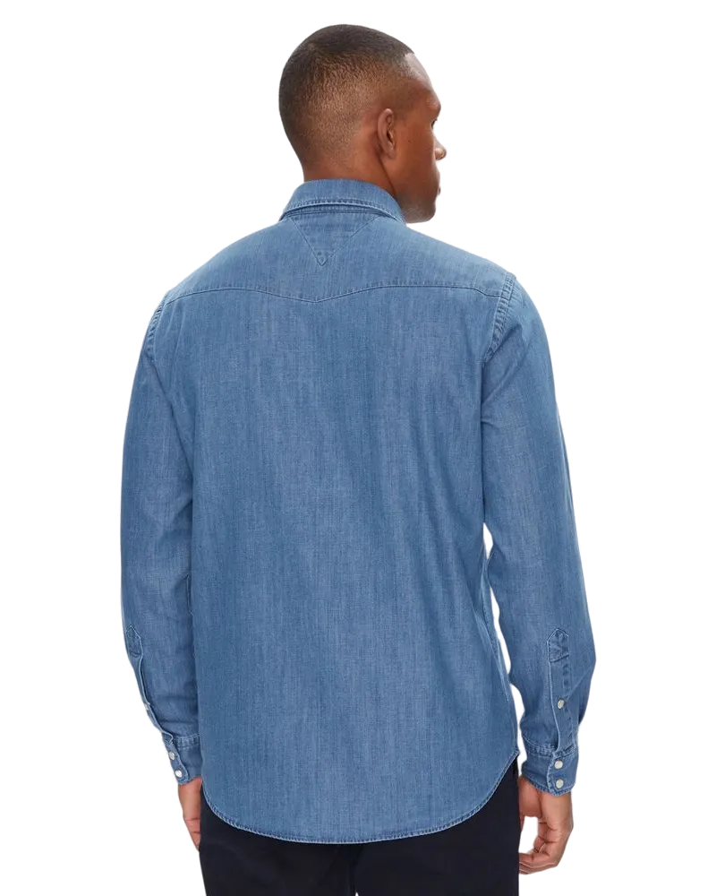 Tommy Hilfiger Lightweight Denim Shirt — Blue Blue