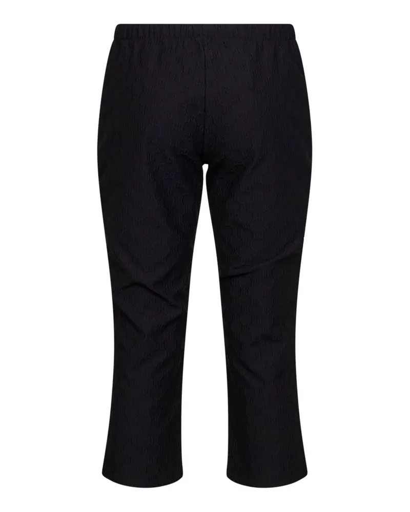 Gucci GG Jacquard Capri Pants — Black Black