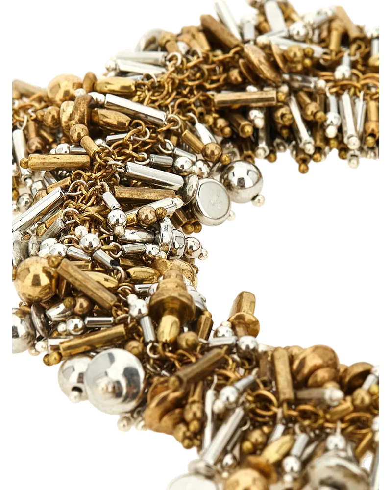 Dries van Noten Women's Gold Marabou Necklace Gold