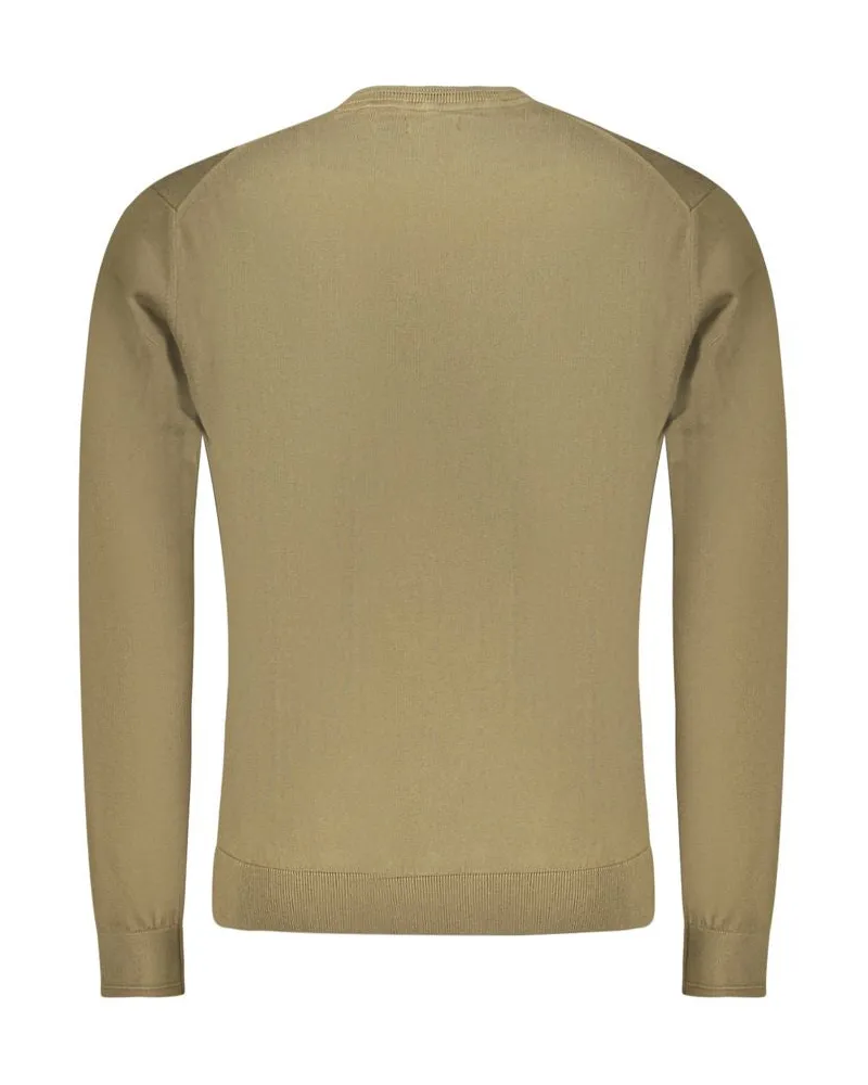 Napapijri Cotton Crew-Neck Sweatshirt — Green Green