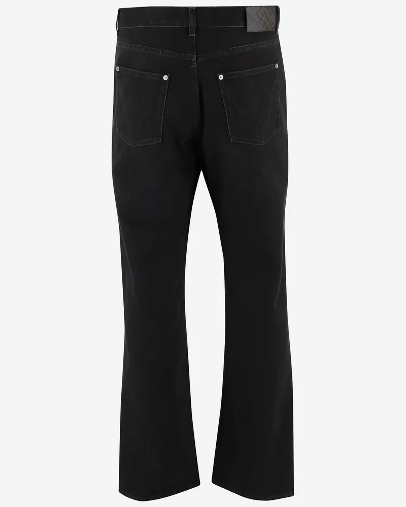 Bottega Veneta Men's Jeans Cotton Denim Black Trousers Black