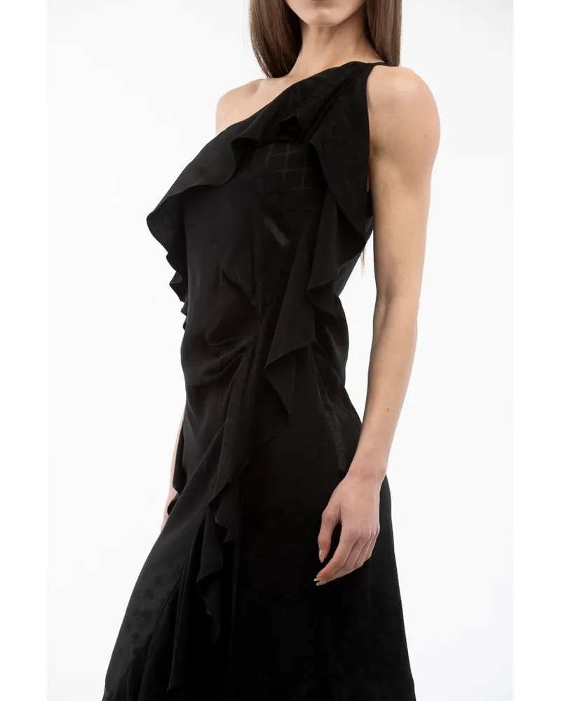 Moschino Women's Black Viscose Cocktail Dress Black